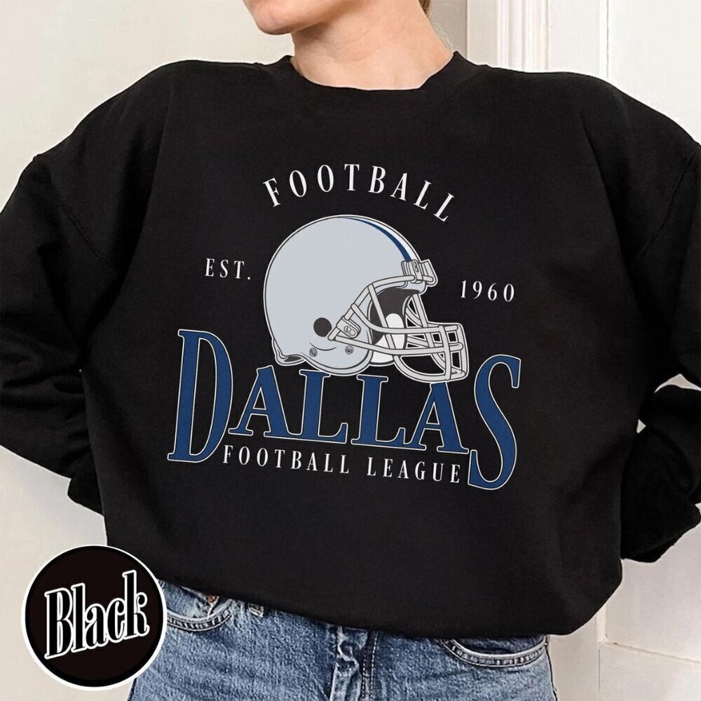Dallas Football Style Crewneck Sweatshirt For Fan